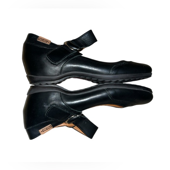 Pikolinos Black Leather Venezia Mary Jane Shoes Sz.36 (US 6.5) - Picture 4 of 8